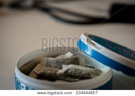 Snus - A Piece Of Snus, A Moist Powder Tobacco Product