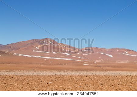 Bolivian Landscape, Salvador Dali Desert View. Beautiful Bolivia