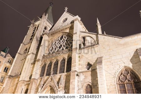 The Church Of Saint-severin Is A Roman Catholic Church In The Latin Quarter Of Paris, France. It Is 