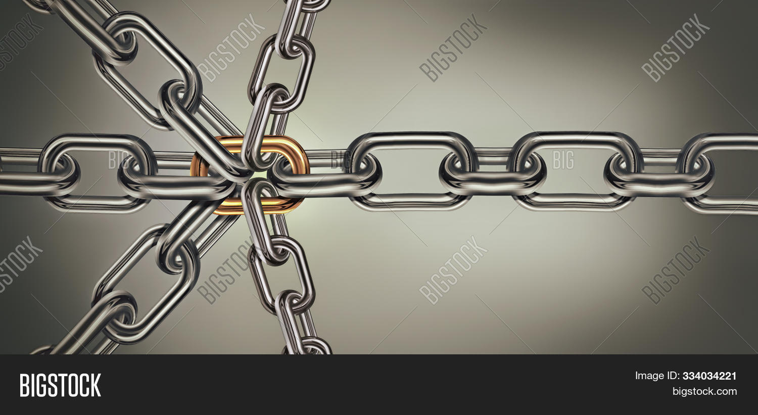Imagen y foto Chains Connected By (prueba gratis) | Bigstock