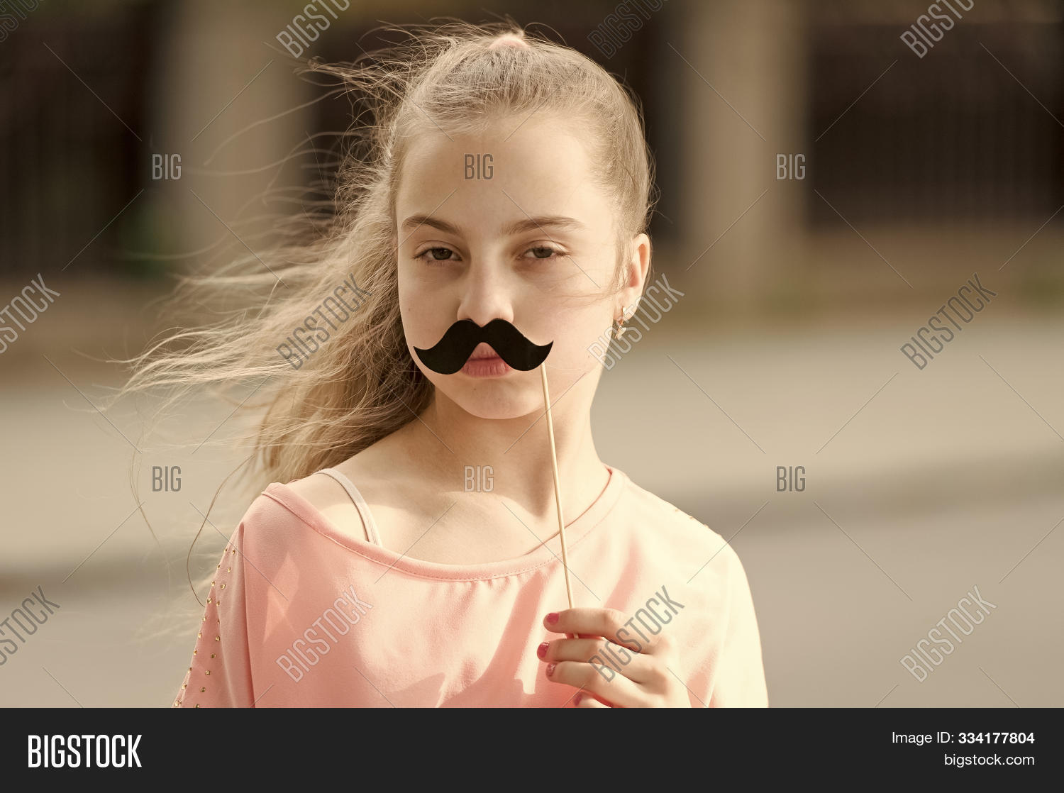 Loving Her Mustache. Image & Photo (Free Trial) Bigstock