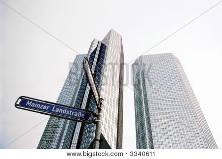Wieżowce we Frankfurcie