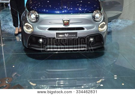 Geneva, Switzerland, March 06-2018: Abarth 695 Rivale At Gims
