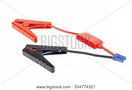 Car Battery Jumper Cable For Charger Or Booster.