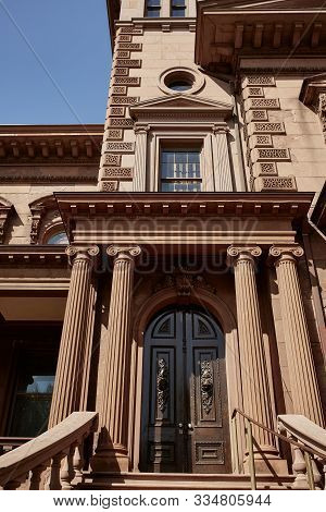 Portland, Maine - September 26th, 2019:  Exterior Of Victoria Mansion In Portland (morse-libby House