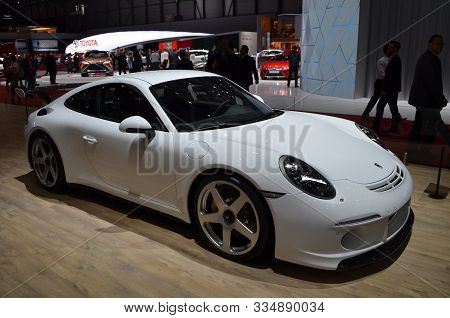 Geneva, Switzerland, March 06-2018: Ruf Rtr At Gims