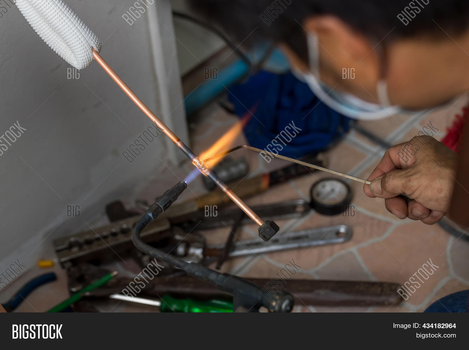 Welding Copper Pipe Image & Photo (Free Trial) Bigstock