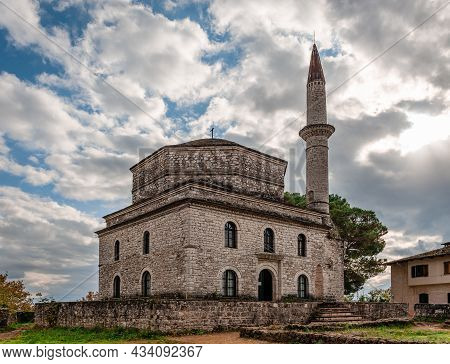 View Of The Fethiye Mosque, In The Acropolis (its Kale) Of The Old City Of Ioannina, Greece.