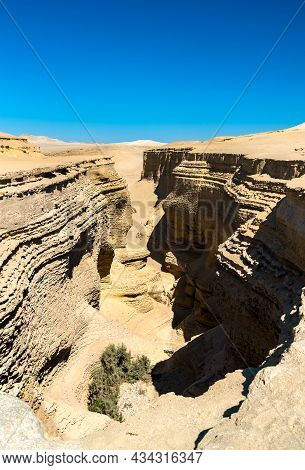Canyon De Los Perdidos, Canyon Of The Lost Or Canyon Del Zapa Near Ica In Peru