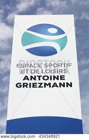 Macon, France - June 3, 2021: Sports And Leisure Area Antoine Griezmann In Macon, France
