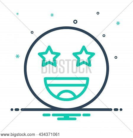 Mix Icon For Exciting Wow Cheerful Excitement Expression Funny Happy Emoji Provocative Flashy Fervor