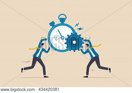 Efficiency Or Productivity, Manage Resources And Time To Optimize Best Work Result, Increase Perform