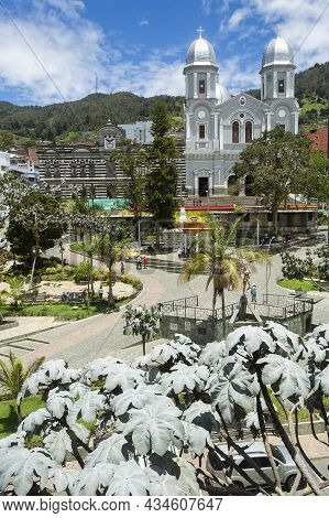 Yarumal, Antioquia. Colombia - September 25, 2021. Municipality Of Colombia Located In The North Sub