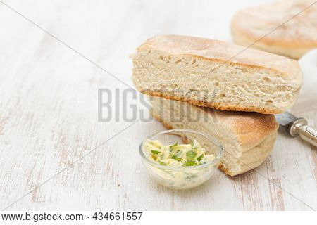 Traditional Portuguese Potato Bread Of Madeira - Bolo De Caco