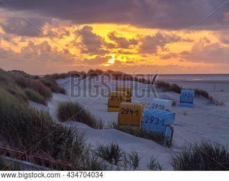 The island of Juist in the german north sea