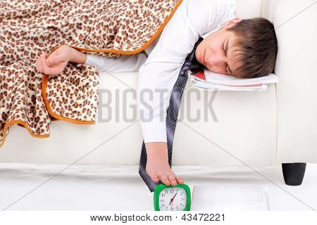 Adolescente durmiendo