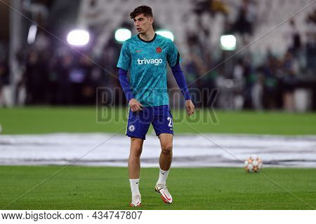 Torino, Italy. 29 September 2021. Kai Havertz Of Chelsea Fc  During The  Uefa Champions League Group