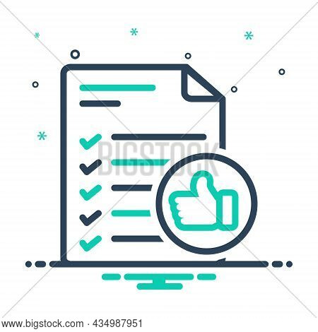 Mix Icon For Do Accomplish Achieve Complete Finish Make Done Prepare Succeed Create Clipboard Form