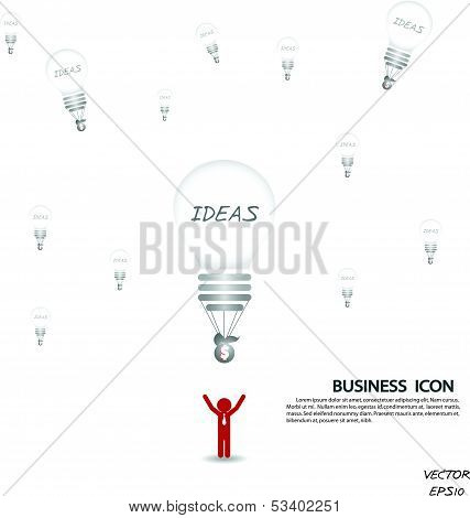 Creative Light Bulb And Business Ideas