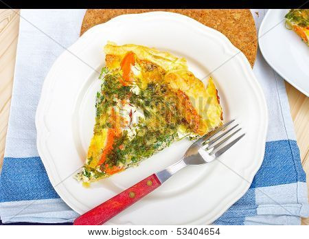 Vegetarian quiche