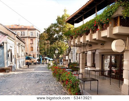 The Skadarlija's Cafe