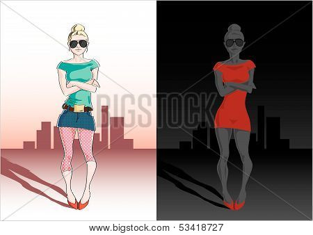 Stylish Painted Girl