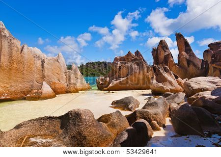 Tropical Island Curieuse At Seychelles