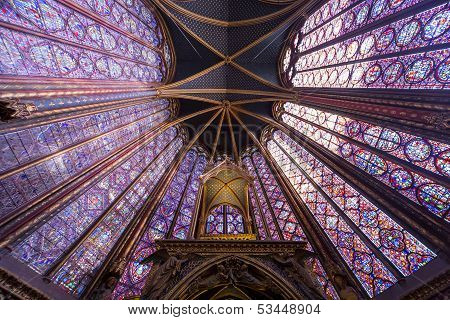 Sainte Chapelle, ile de la cite, Paris, France