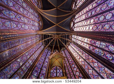 Sainte Chapelle, ile de la cite, Paris, France