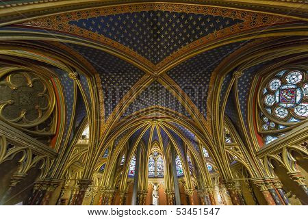 Sainte Chapelle, ile de la cite, Paris, France