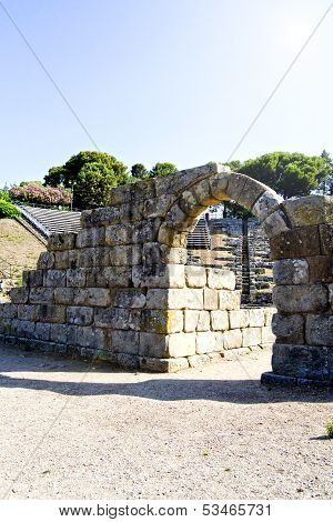 Ancient greek theater of Tindarys