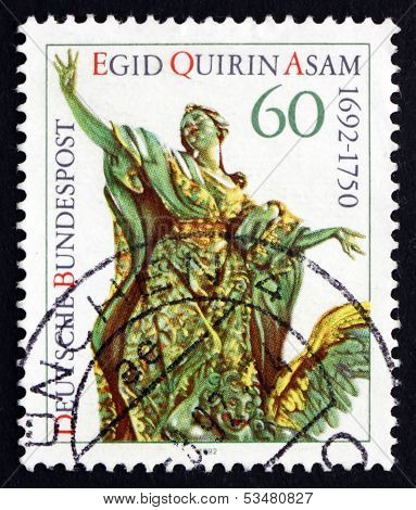 Postage Stamp Germany 1992 Sculpture By Egid Quirin Asam
