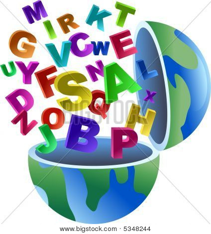 Alphabet-Globus
