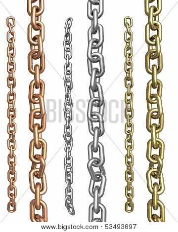 Three Type Of Metal Chains