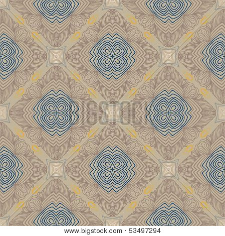 floral geometric pattern, contemporary style