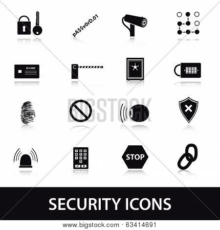 security icons set eps10