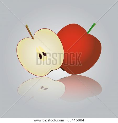 colorful apple eps10
