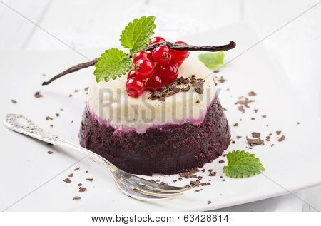 red currant dessert