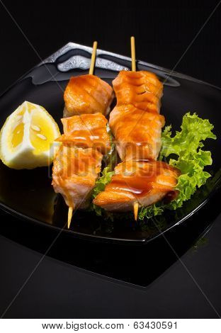 Seafood Shashlik