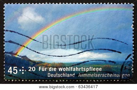 Postage Stamp Germany 2009 Rainbow, Celestial Phenomena