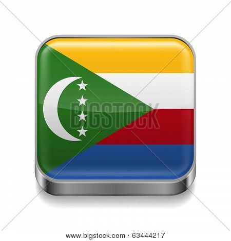Metal  icon of Comoros