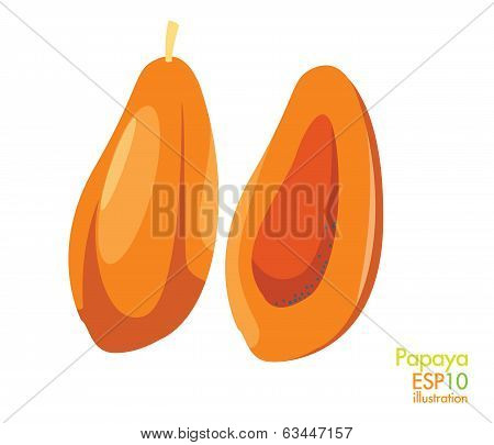 Papaya - Illustration