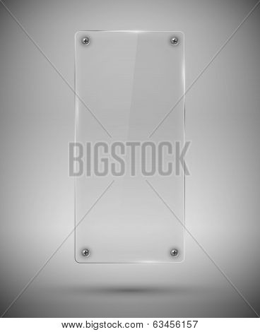 Glass framework. Vector illustration.
