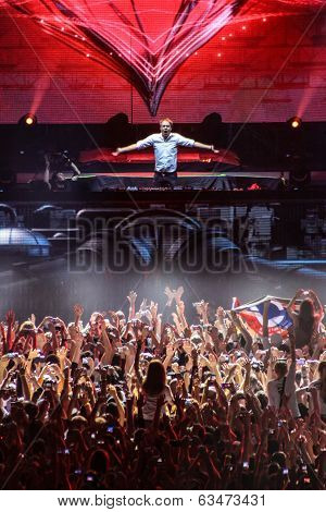 Members of ARMIN ONLY: Intense show with Armin van Buuren in Minsk-Arena on February 21, 2014