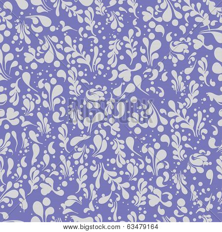 Lilac Abstract Seamless Pattern Made From Various Spatters