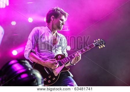 MINSK, BELARUS - FEBRUARY 21: Members of ARMIN ONLY: Intense show with Armin van Buuren in Minsk-Are