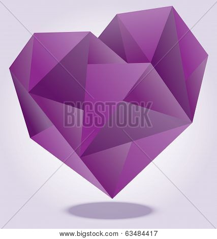 Purple heart poly