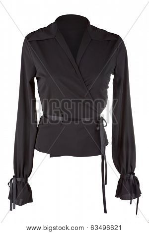 Elegant female blouse isolated on white