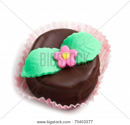 Little Cassata On White Background