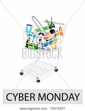 Craft Tools in Cyber Monday Shopping Cart
